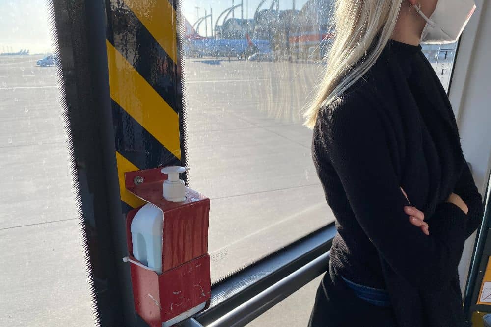 Im Bus Türkei Flughafen