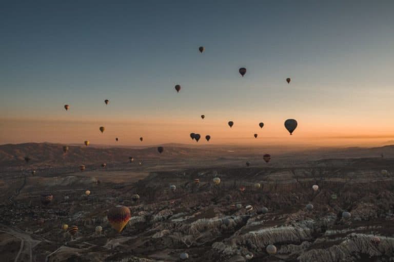 Wo kann man in der Türkei eine Heißluftballonfahrt machen?