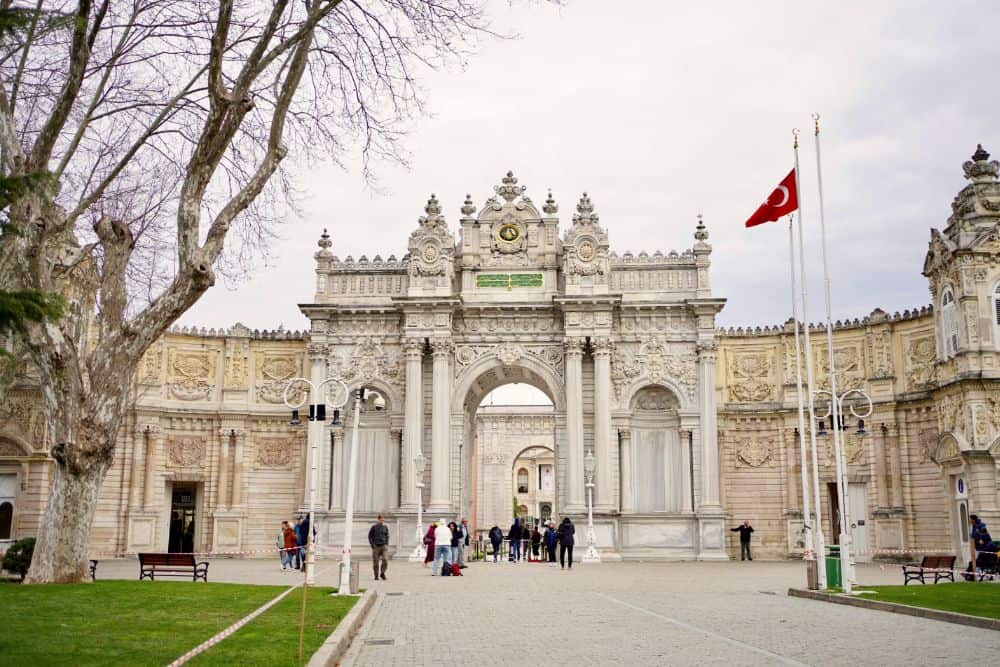 Eingang Dolmabahce Palast