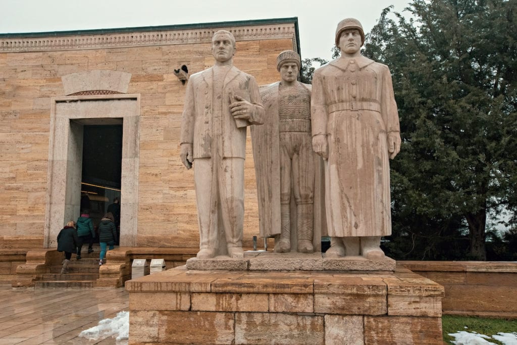 Antikabir Statue Ankara